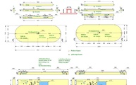 CAD Zeichnung der Diresco Arbeitsplatten, Rückwände und Zuschnitte
