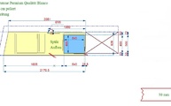 CAD Zeichnung - Silestone Arbeitsplatte