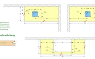 CAD Zeichnung der drei Waschtischplatten