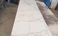 Produktion - Entzo Dekton Arbeitsplatte in 1,2 cm Stärke