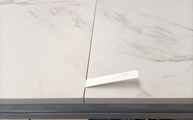 Produktion - 1,2 cm dicke Entzo Dekton Arbeitsplatten