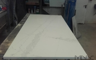 Produktion - Polierte Ethereal Dusk Silestone Arbeitsplatten