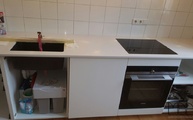 Montage in München: Caesarstone Arbeitsplatte 5141 Frosty Carrina