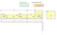 CAD Zeichnung der Granit Rückwände in München