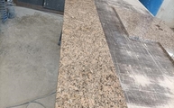 Produktion - Giallo Vitoria Granit Arbeitsplatte