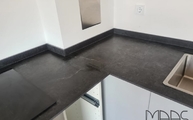 Ausklinkungen in den Laos Dekton Arbeitsplatten