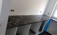 Lieferung und Montage der Granit Arbeitsplatten für IKEA Küche in München