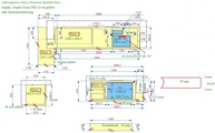 CAD Zeichnung der Arbeitsplatten und Fensterbank aus Granit