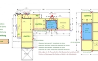 CAD Zeichnung der Küche in München