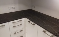 Pietra Grey Keramik SapienStone Arbeitsplatten mit Natural(matt) Oberflächen