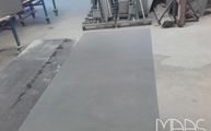 Produktion - Taupe Concrete Level Keramik Arbeitsplatte