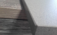 Produktion - Natural matte Oberfläche der Taupe Concrete Level Keramik Arbeitsplatte