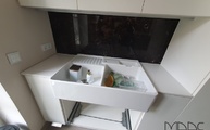 Dekton Arbeitsplatten Uyuni und Marmor Rückwand Classique Brown