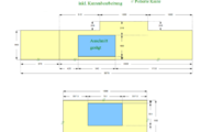 Zeichnung der Silestone Arbeitsplatten