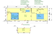 Zeichnung der Dekton Arbeitsplatte und Rückwand