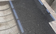 Produktion - Mirror Black K2 Quarz Arbeitsplatte mit Ausklinkungen