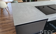 Natural Oberfläche der Concrete Grey Infinity Arbeitsplatte