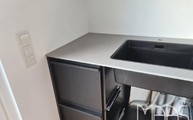 Concrete Grey Infinity Arbeitsplatte mit Spüle