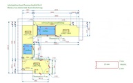 AutoCad Zeichnung für Devil Black Granit Arbeitsplatten