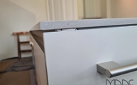 Produktion - 4004 Raw Concrete Caesarstone Arbeitsplatte in 1,3 cm