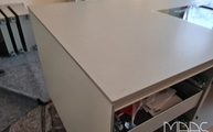 4004 Raw Concrete Caesarstone Arbeitsplatte mit geschliffener Oberfläche