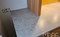 Betonoptik der Beton Neolith Arbeitsplatte