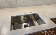 Beton Neolith Arbeitsplatte mit Unterbauspüle