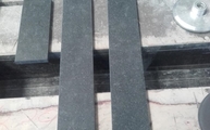 Produktion - Nero Assoluto Zimbabwe Granit Wischleisten 6x1 cm