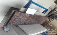 Vorbereitung zur Lieferung der Amazon Star Granit Fensterbänke