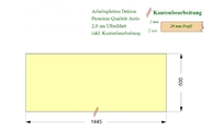CAD Zeichnung der Dektonplatte 