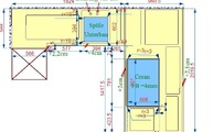 Zeichnung der Silestone Arbeitsplatten