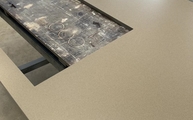 Produktion - Noka Silestone Arbeitsplatte mit Ausschnitten