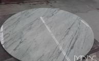 Produktion - Bianco Carrara CD Marmor Tischplatte