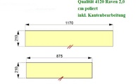CAD Zeichnung der Abdeckplatten