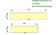 CAD Zeichnung der Abdeckplatten