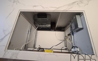 Aura 15 Dekton Arbeitsplatte mit Ausschnitt