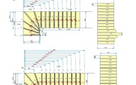 CAD Zeichnung der Granit Tritt- und Setzstufen