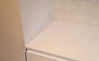 Iconic White Silestone Arbeitsplatten in Ottobrunn montiert