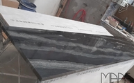 Produktion - Agatha Granit Arbeitsplatte in 2 cm