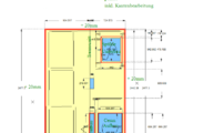 ZeIchnung des IKEA Küchenblocks