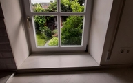 Montage der Marina Dekton Arbeitsplatte und Fensterbank