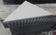 Produktion - Marmor Ablage in der Dusche aus dem Material Miros Typ Myrddin