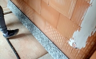 Liefetung in Puchheim der Granit Fensterbänke Blossom White