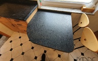 Granit Tischplatte Steel Grey