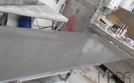 Produktion - 2 cm dicke Marengo Silestone Arbeitsplatte