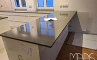 Polierte Marengo Silestone Arbeitsplatte