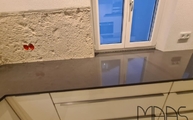 Marengo Silestone Arbeitsplatte mit polierter Oberfläche