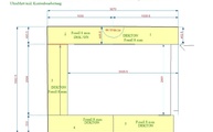 CAD Zeichnung der Dektonplatten