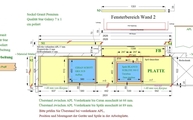 CAD Zeichnung der Küchenzeile in Ratzeburg
