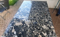 Granit Tischplatte Marinace Nero in der Schweiz geliefert
